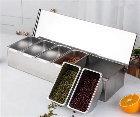 stainless steel seasoning box|Stainless Steel Spice Box .